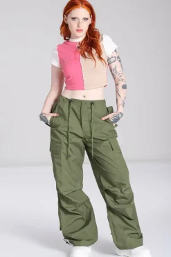 Women Hell Bunny Trousers<Nickel Trousers