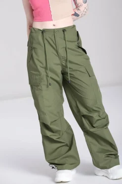 Women Hell Bunny Trousers<Nickel Trousers