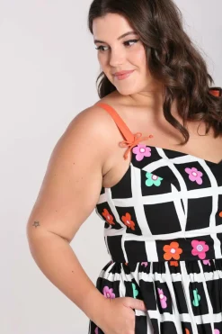 Women Hell Bunny Knee Dresses<Oopsie Daisy Knee Dress