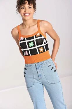 Women Hell Bunny Knitted Tops<Oopsie Daisy Top