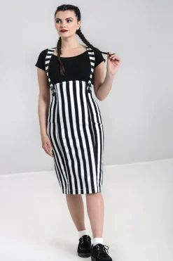 Women Hell Bunny Knee Skirts<Otho Pinafore Skirt
