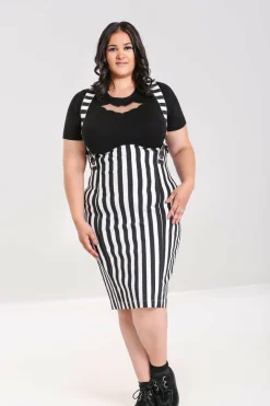 Women Hell Bunny Knee Skirts<Otho Pinafore Skirt