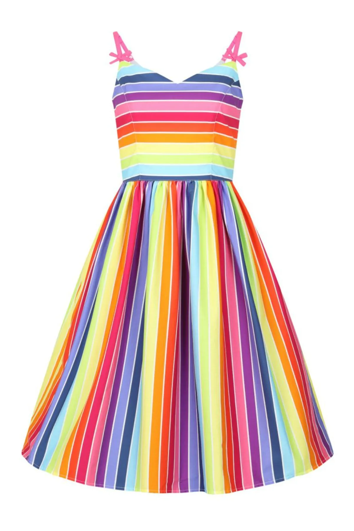 Women Hell Bunny Midi Dresses<Over The Rainbow 50'S Dress