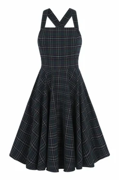 Women Hell Bunny Knee Dresses<Peebles Pinafore Dress