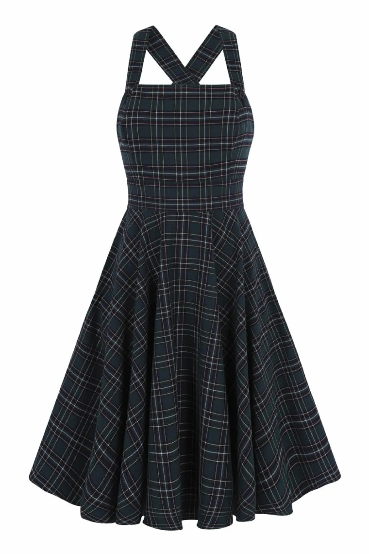 Women Hell Bunny Knee Dresses<Peebles Pinafore Dress