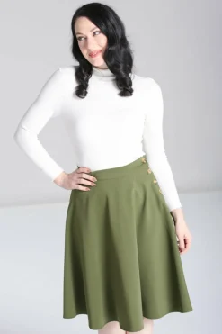 Women Hell Bunny Knee Skirts<Ravenwood Skirt Plus