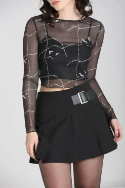 Women Hell Bunny Mini Skirts<Rebellion Skirt
