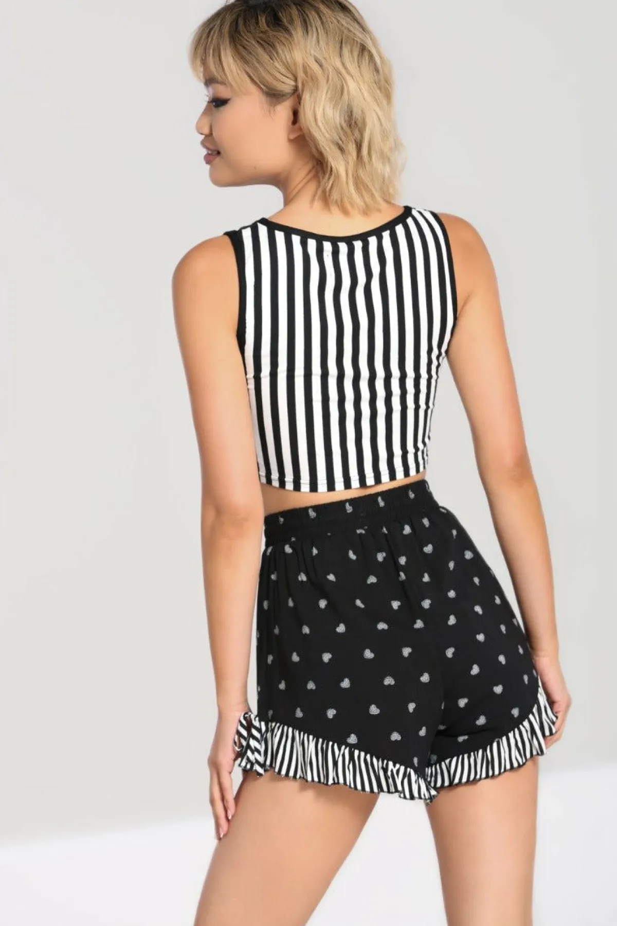 Women Hell Bunny Crop Tops<Ribcage Crop Top