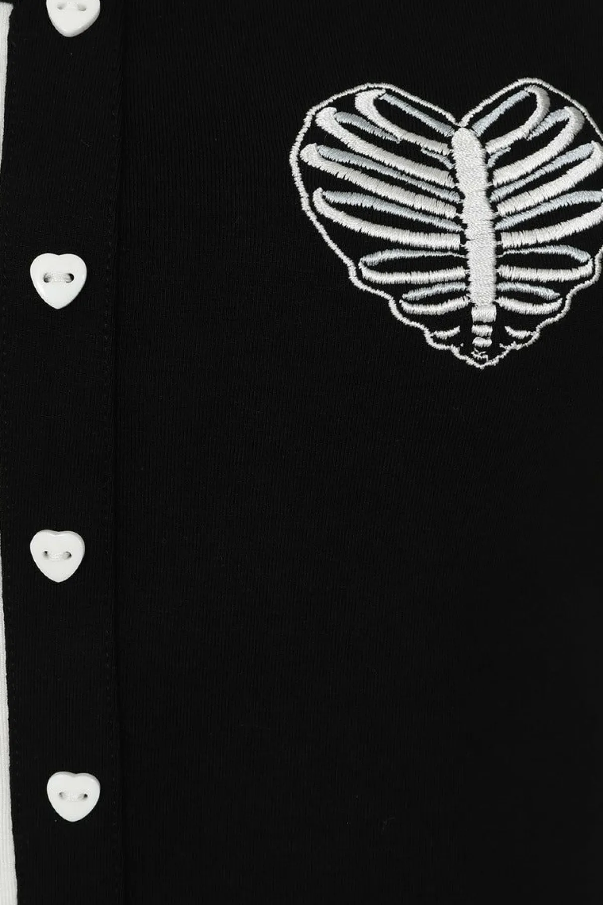 Women Hell Bunny Crop Tops<Ribcage Crop Top