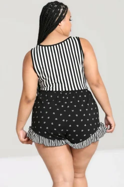 Women Hell Bunny Crop Tops<Ribcage Crop Top