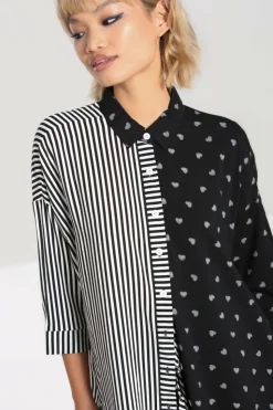 Women Hell Bunny Loungewear<Ribcage Oversized Shirt
