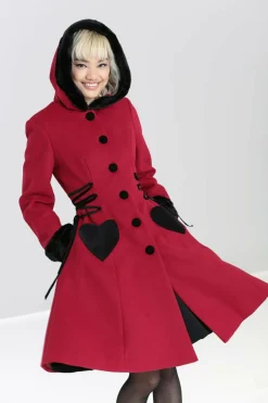 Women Hell Bunny Coats<Scarlet Coat