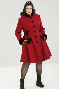 Women Hell Bunny Coats<Scarlet Coat
