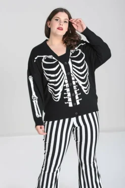 Women Hell Bunny Cardigans<Skeleton Cardigan