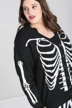 Women Hell Bunny Cardigans<Skeleton Cardigan