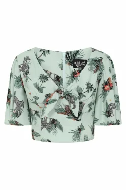 Women Hell Bunny Crop Tops<Sofia Crop Top