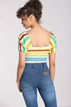 Women Hell Bunny Crop Tops<Solange Crop Top