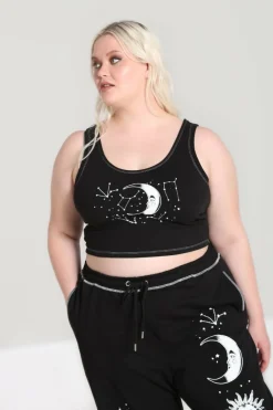 Women Hell Bunny Loungewear<Solaris Crop Top