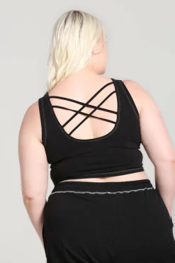 Women Hell Bunny Loungewear<Solaris Crop Top