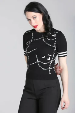 Women Hell Bunny Knitted Tops<Stitches Top