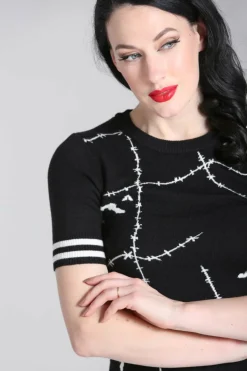 Women Hell Bunny Knitted Tops<Stitches Top