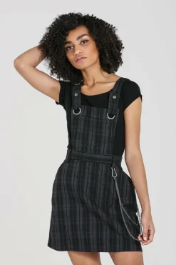 Women Hell Bunny Mini Dresses<Storm Pinafore Dress