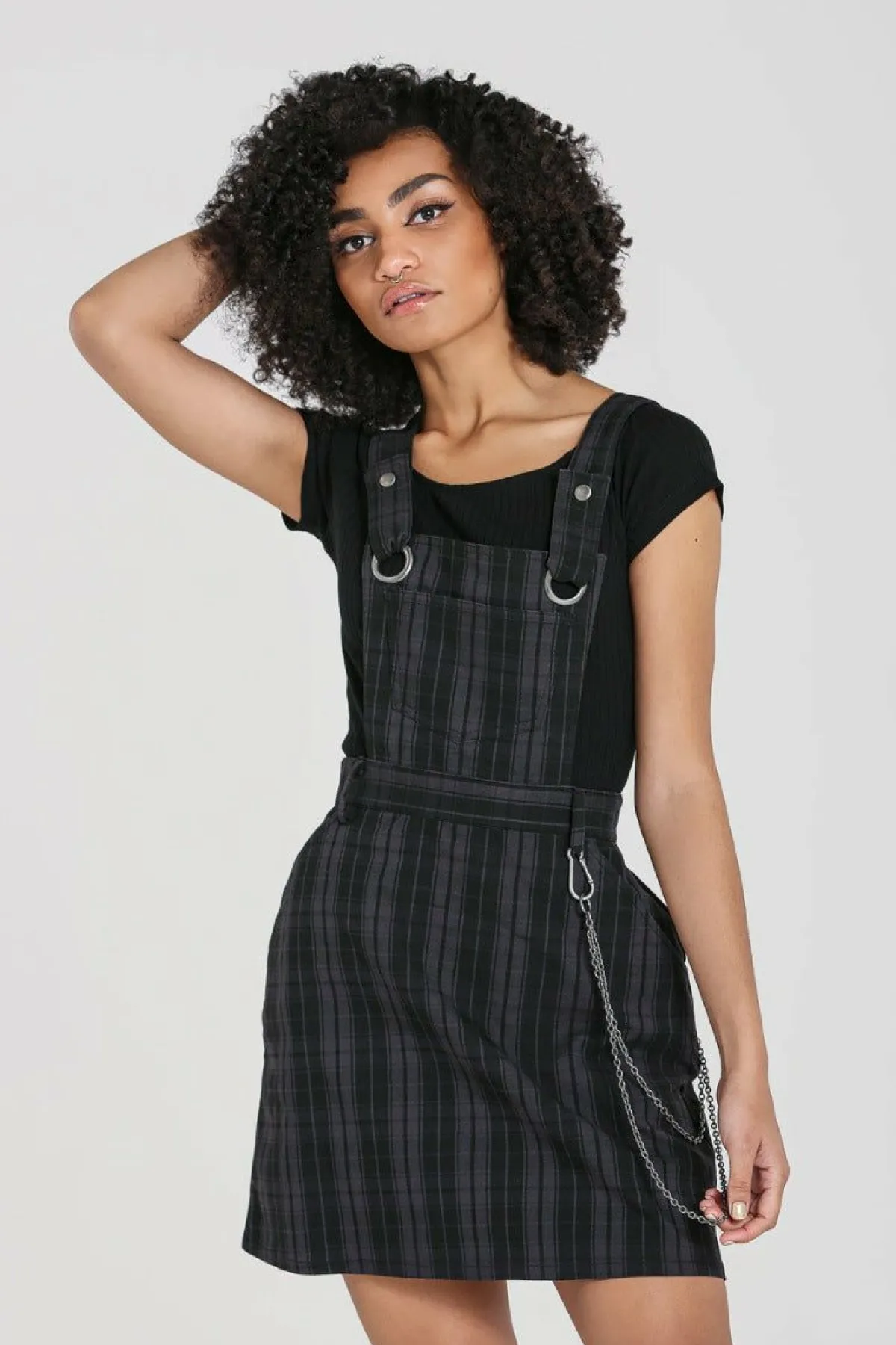 Women Hell Bunny Mini Dresses<Storm Pinafore Dress