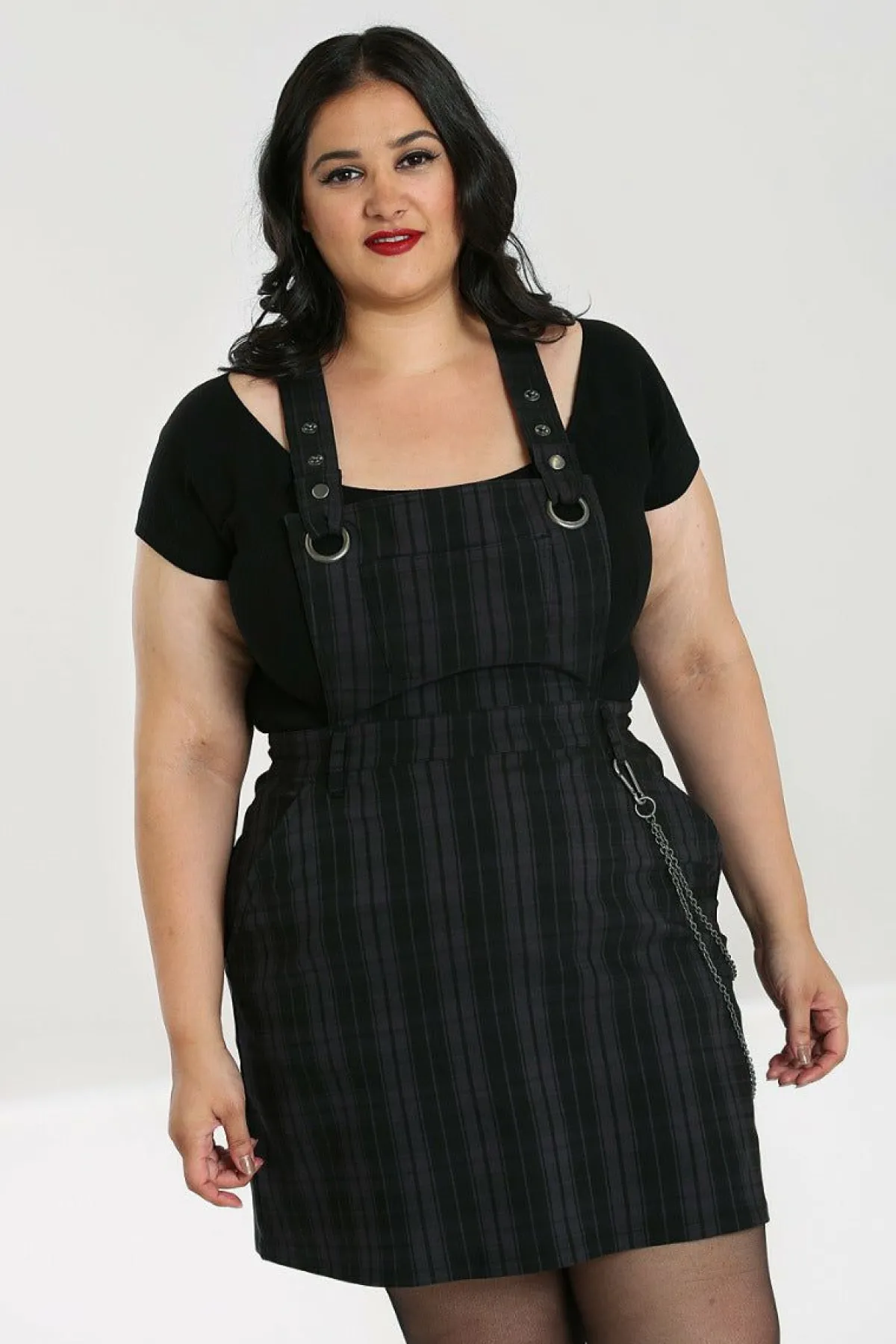Women Hell Bunny Mini Dresses<Storm Pinafore Dress
