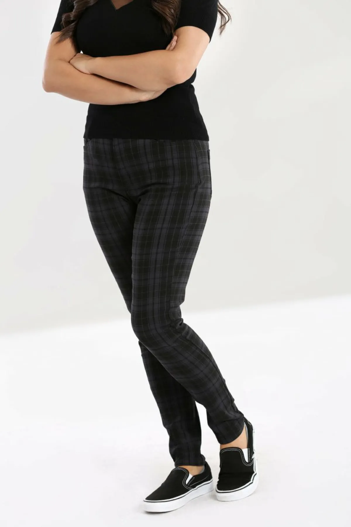 Women Hell Bunny Trousers<Storm Skinny Trousers