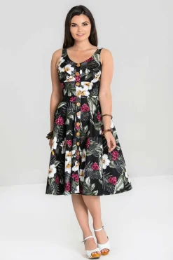 Women Hell Bunny Midi Dresses<Tahiti 50'S Dress