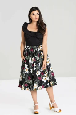 Women Hell Bunny Midi Skirts<Tahiti Skirt