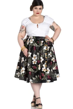 Women Hell Bunny Midi Skirts<Tahiti Skirt