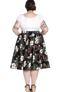 Women Hell Bunny Midi Skirts<Tahiti Skirt