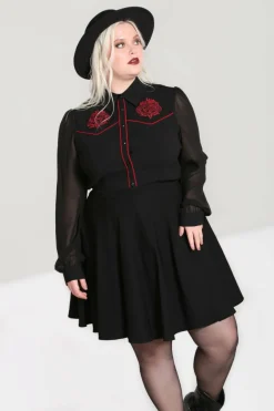 Women Hell Bunny Shirts<Tallulah Shirt