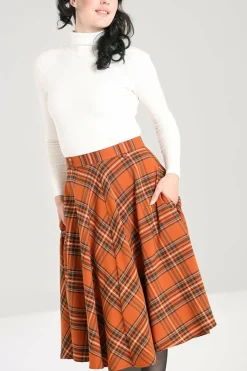 Women Hell Bunny Knee Skirts<Tawny Skirt