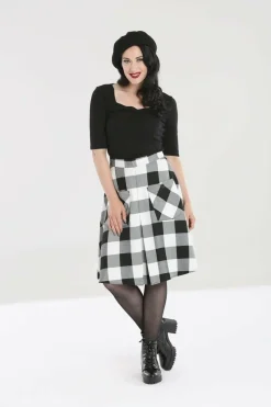 Women Hell Bunny Midi Skirts<Teen Spirit Mid Skirt