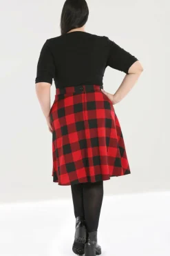 Women Hell Bunny Midi Skirts<Teen Spirit Mid Skirt