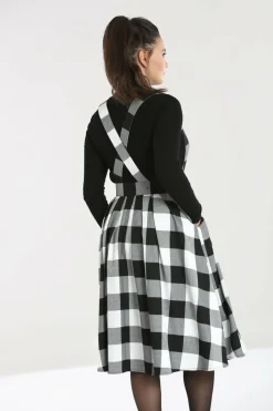 Women Hell Bunny Knee Skirts<Teen Spirit Pinafore Skirt