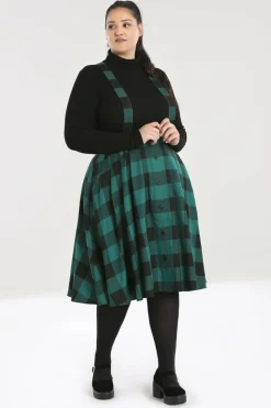 Women Hell Bunny Knee Skirts<Teen Spirit Pinafore Skirt