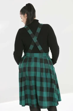 Women Hell Bunny Knee Skirts<Teen Spirit Pinafore Skirt