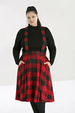 Women Hell Bunny Knee Skirts<Teen Spirit Pinafore Skirt