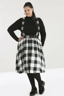 Women Hell Bunny Knee Skirts<Teen Spirit Pinafore Skirt