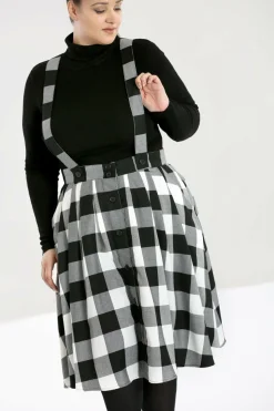 Women Hell Bunny Knee Skirts<Teen Spirit Pinafore Skirt