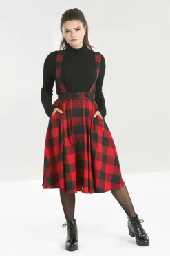 Women Hell Bunny Knee Skirts<Teen Spirit Pinafore Skirt