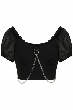 Women Hell Bunny Crop Tops<Tifa Crop Top