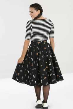 Women Hell Bunny Midi Skirts<Trick Or Treat 50'S Skirt