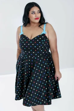Women Hell Bunny Knee Dresses<True Love Mid Dress