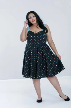 Women Hell Bunny Knee Dresses<True Love Mid Dress