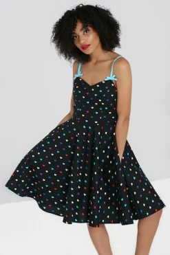 Women Hell Bunny Knee Dresses<True Love Mid Dress