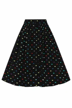 Women Hell Bunny Midi Skirts<True Love Skirt